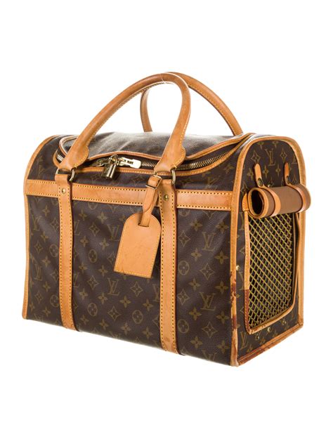 louis vuitton dog carrier cheap|vintage Louis Vuitton pet carrier.